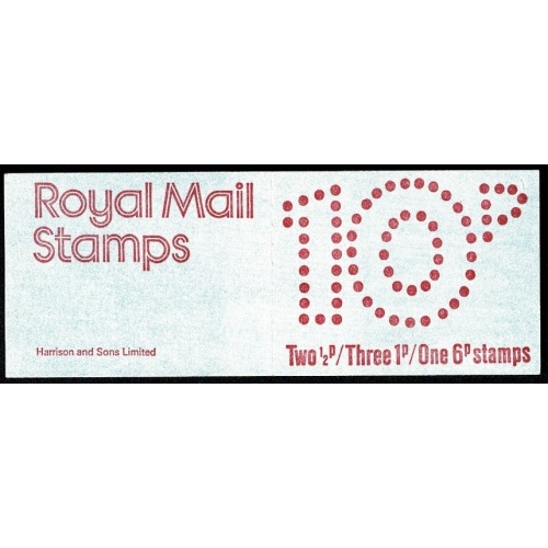 10p Plain Cover June 1977. Imprint 2 / Setting 2 MISCUT pane DP24/M Perf E2b.