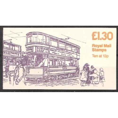 £1.30 Trams No.4 London Right margin DP68A.