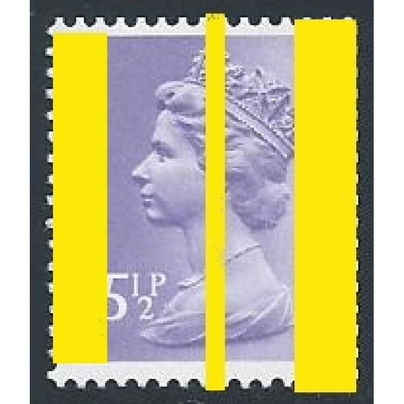 15½p Pale violet FCP/PVAD. EXTRA PHOSPHOR BAND.