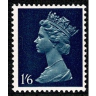 1/6 pale blue & dark blue PVA Head A. (OCP not PCP) MISSING PALE BLUE and MISSING PHOSPHOR SG 743Eva var