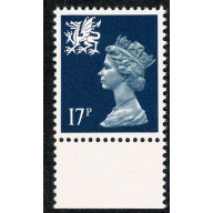 Questa. 17p Deep blue FCP/PVA Type II MISSING PHOSPHOR. SG W45y