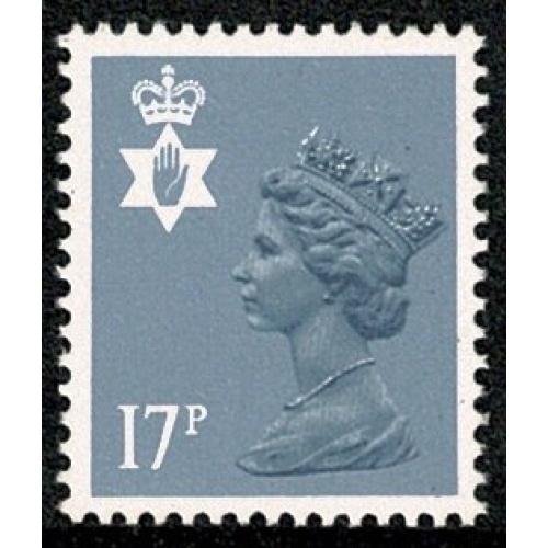 17p grey-blue ACP/PVAD. Type II. SG NI 43a