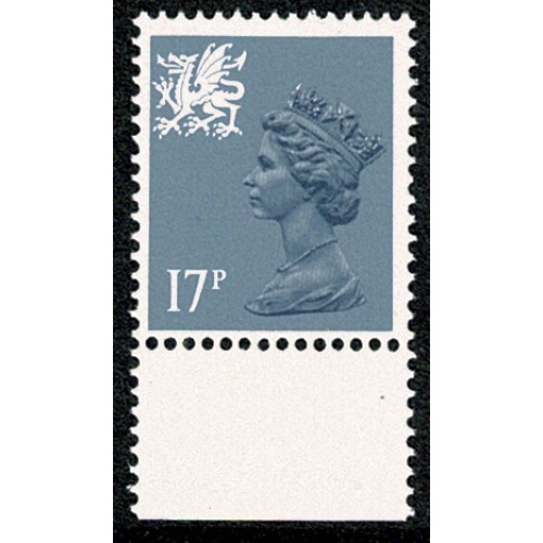 17p grey-blue ACP/PVAD. Type II. UM marginal single. SG W44a