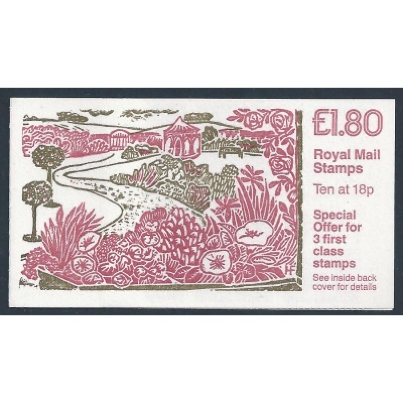 £1.80 Garden Ideas. Left margin. Cyl. B1. SG FU3A