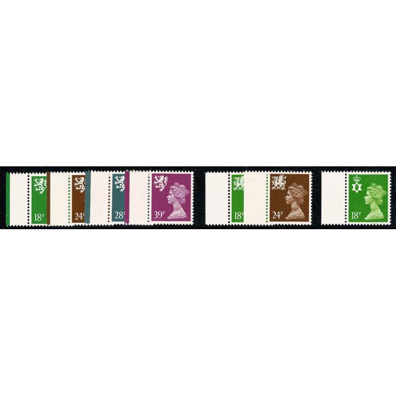 Set of 7 values "Perf 14 error".  Left marginal singles.
