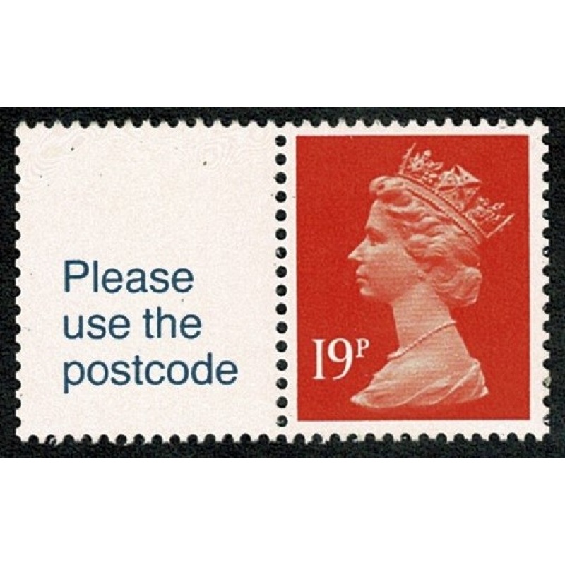 19p orange-red (lighter shade) FCP/PVAD. MISSING PHOSPHOR. Ex DP116/N