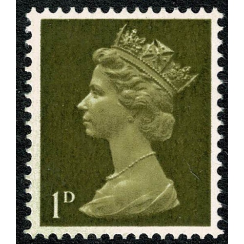 1d greenish olive PVA Head  B. MISSING PHOSPHOR. Ex Cyl. 6