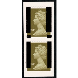 2003 Walsall 6 x 1st Booklet. "Interupted Phosphor" PHOSPHOR SHIFT variety.