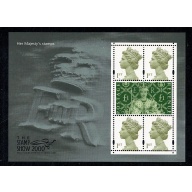 Stamp Show 2000. "Her Majesty's Stamps" Coronation Miniature Sheet. SG MS2147