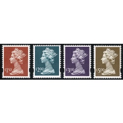 2000 De La Rue Recess Printed £1.50-£5 Set of 4 values. Unmounted Mint.