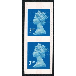 2001 Questa 2nd NVI Self Adhesive CB. Vertical pair PERFORATION SHIFT.