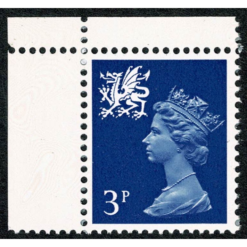 3p ultramarine FCP/GA. MISSING PHOSPHOR. UM corner single. SG W14gy