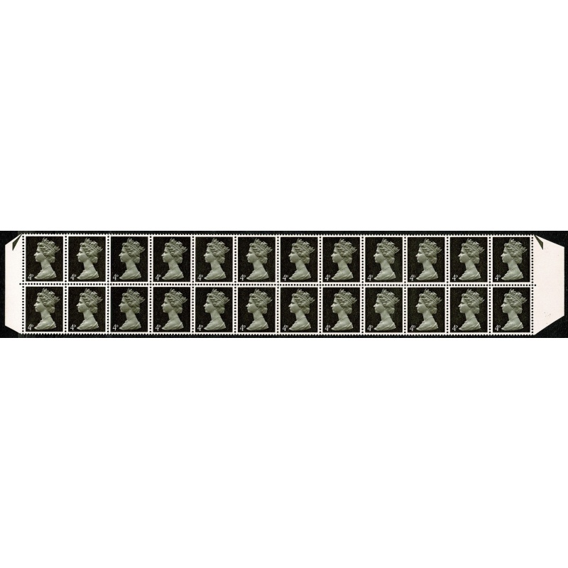 4d sepia PVA Head B. Block of 24 part normal CB part MISSING PHOSPHOR.
