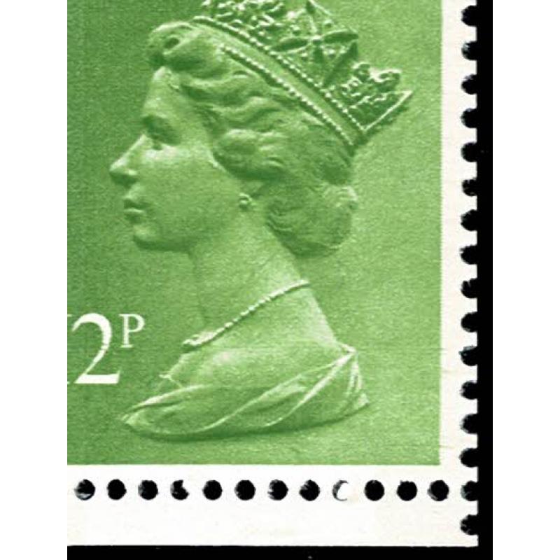50p Veteran Cars No.2 "Grand Prix Austin" BMB on cover DP38 Perf E1.  2p SHORT BANDS TOP. Constant variety worthy flaw.