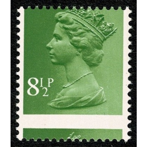 8½p yellow-green FCP/PVAD 2B.  PERFORATION SHIFT