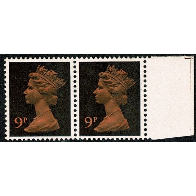 9p bright orange & black FCP/PVA.   BROAD BAND RIGHT. Ex. Cyl 3A3B