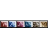 1982 Postage Due. Unmounted Mint Set of 12 values FCP/PVAD. SG D90-D101