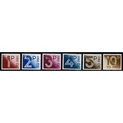 1982 Postage Due. Unmounted Mint Set of 12 values FCP/PVAD. SG D90-D101