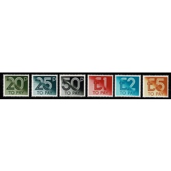1982 Postage Due. Unmounted Mint Set of 12 values FCP/PVAD. SG D90-D101