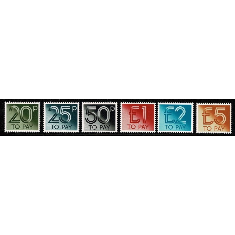 1982 Postage Due. Unmounted Mint Set of 12 values FCP/PVAD. SG D90-D101