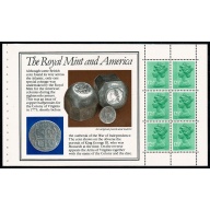 £4 Royal Mint Prestige Booklet. 12½p high value x 6 FCP/PVAD. DP63A.