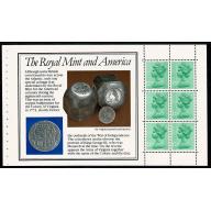 Plated Pane 1 DP63 ex £4 Royal Mint Book. Column3, Row 4.