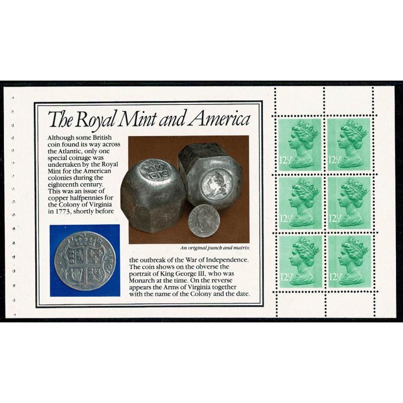 Plated Pane 1 DP63 ex £4 Royal Mint Book. Column3, Row 4.