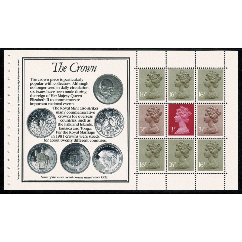 £4 Royal Mint Prestige Booklet. Multivalue pane ACP/PVAD. DP65.