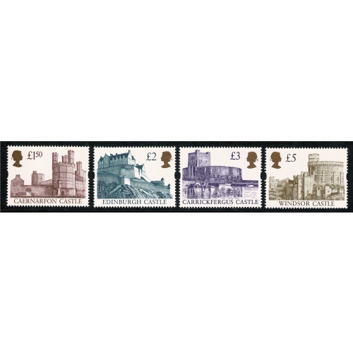 1997 Castle High Values (Enschede). Set of 4 values. Unmounted mint