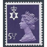 5½p violet FCP/PVAD. MISSING PHOSPHOR. SG NI19Ey