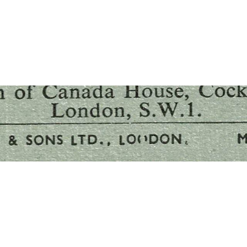 2/- March 1969.  IMPRINT ERROR  "LOODON for LONDON" on back cover. Average Perf booklet. SG NP34b