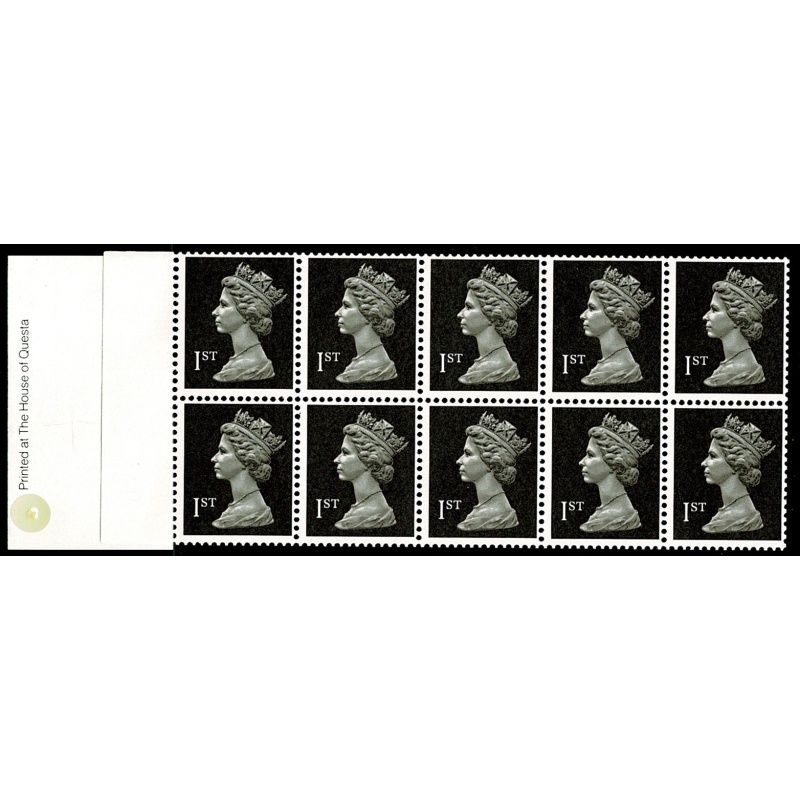 Type 4 NVI Questa. 10 x 1st black. ACP low OBA. Perf I1. Pane DP131C