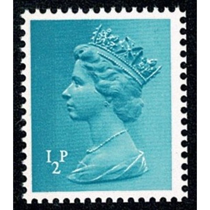 ½p turquoise FCP/PVA. Left Band. Ex £1 Wedgwood Booklet Pane DP20